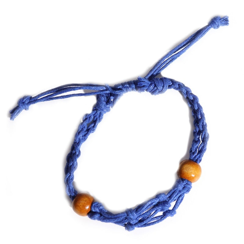 Gemstone Bracelet Cord - Navy