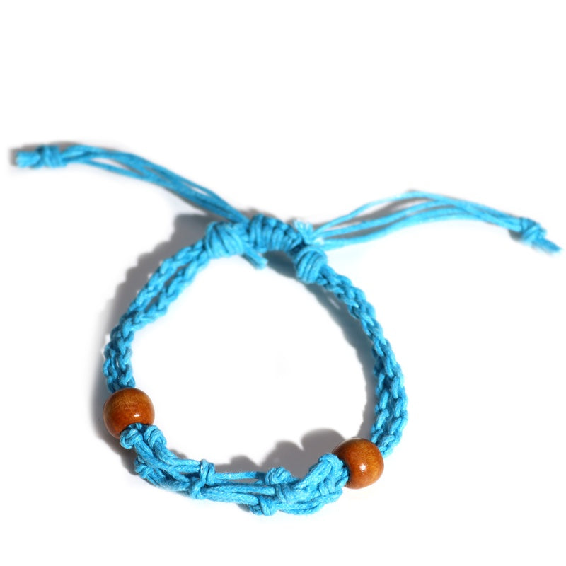 Gemstone Bracelet Cord - Blue