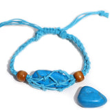 Gemstone Bracelet Cord - Blue