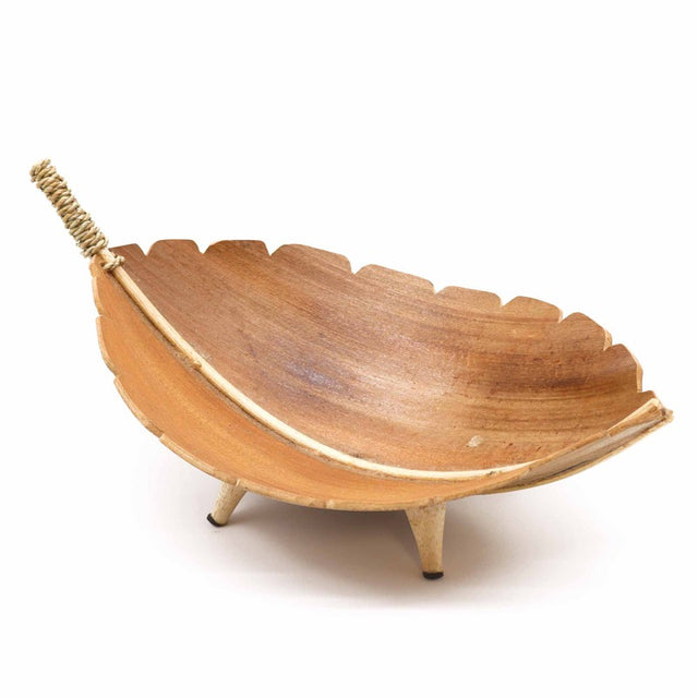 Coconut Leaf Large Fruit Bowl - Natural