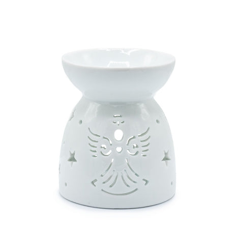 Oil Burner Angel Cut Out- White