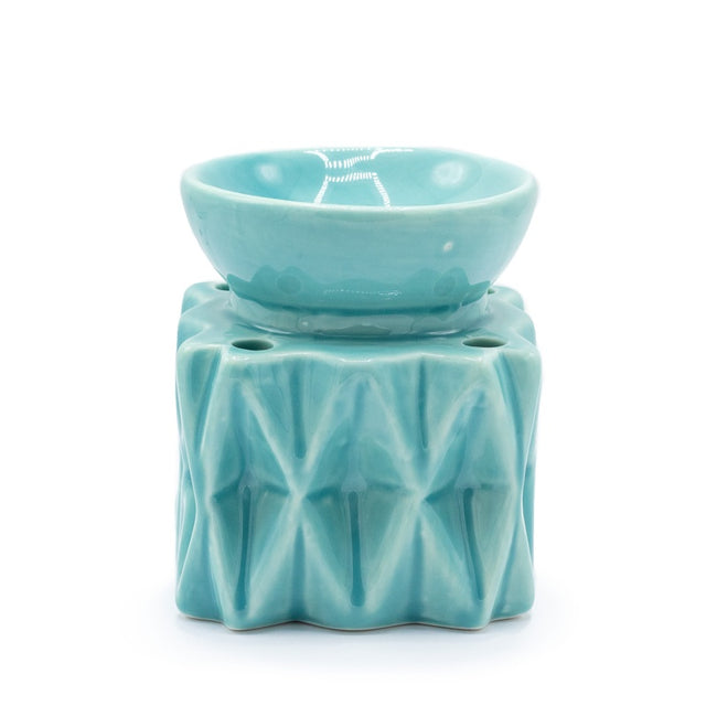 Oil Burner Geometric - Blue