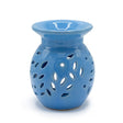 Floral Oil Burner - Blue