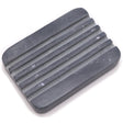 Grey Soapstone Soap Dish 12x8.5cm - Heavey Ridges