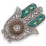 Green Small Hamsa Incense Holder