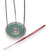 Buddha Green Decor Incense Holder