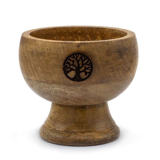 Lrg Ritual Bowl Incense Cone Holder 11x6.cm - Tree of Life