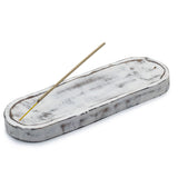 Large Incense Tray 30x10cm - Classic Whitewash