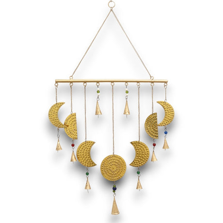 Indian Chimes - Brass Moon Phases Chimes