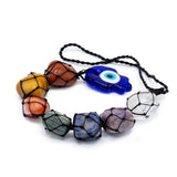 Hanging Chakra Stone  Pendant - Hansa