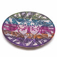 Soapstone Disc Incense Holder - 6 Lucky Elephants