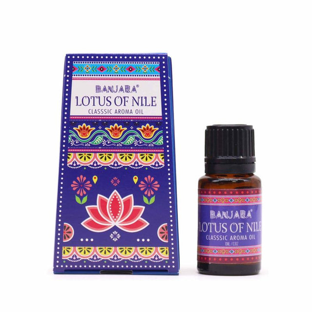 Banjara Indian Fragrance Oil 10ml - Lotus of the Nile