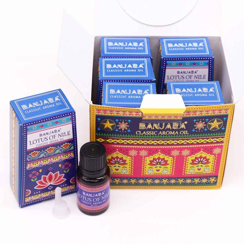 Banjara Indian Fragrance Oil 10ml - Lotus of the Nile