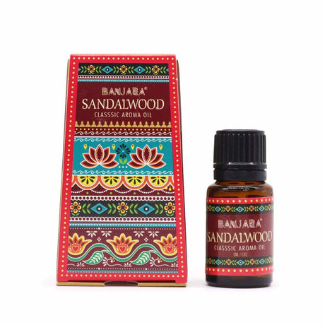 Banjara Indian Fragrance Oil 10ml - Sandalwood