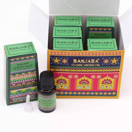 Banjara Indian Fragrance Oil 10ml - White Sage