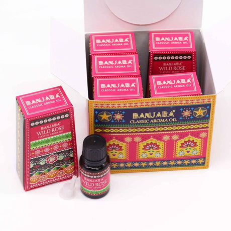 Banjara Indian Fragrance Oil 10ml - Wild Rose