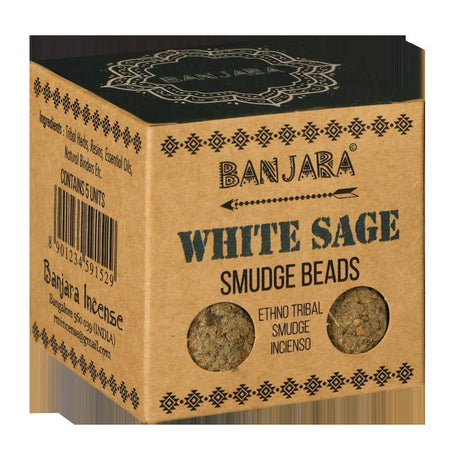 Banjara Smudge Beads - White Sage