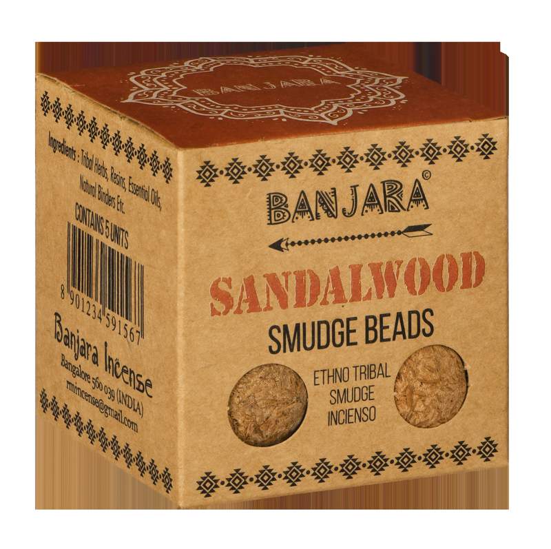 Banjara Smudge Beads - Sandalwood