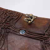 Black Tan Book - Evil Eye Decor - 160 Deckle Edges Pages - 17x12.5cm