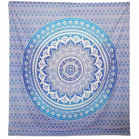 Wall Hanging / Beach Spread - Umrao Mandala - Blue