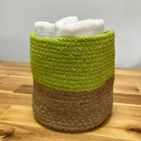 Set of 3 Cotton Rope Storage Baskets - Pistachio