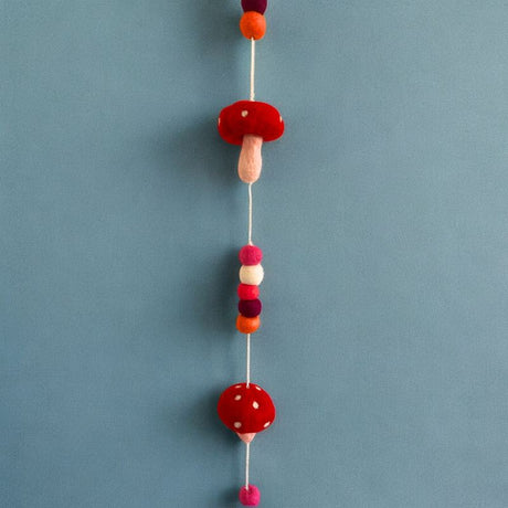 Felt Wall Hanging  - Redtop Mushrooms