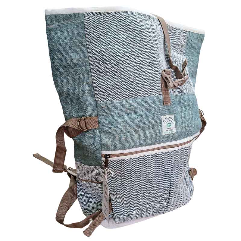 Hemp Trekking Rolling Backpack - Sage