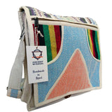 Hemp Laptop Messenger Bag - Triangle