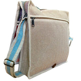 Hemp Laptop Messenger Bag - Triangle