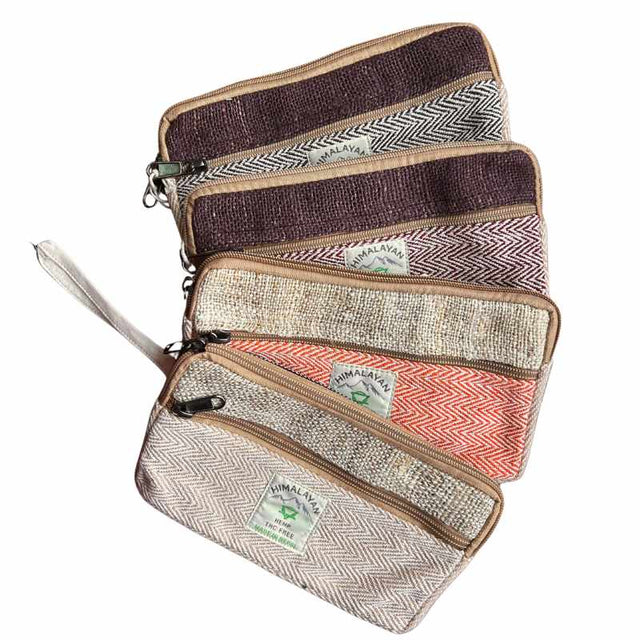 Hemp Phone/Tobacoo/Anything Zip Pouch (assorted)