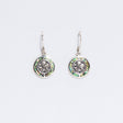 Shell & Silver Earrings - Frangipani - Abalone