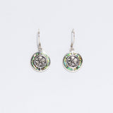 Shell & Silver Earrings - Frangipani - Abalone