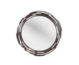 Giner and Colomer - Round Metal Mirror With Antique Bronze Openwork Frame