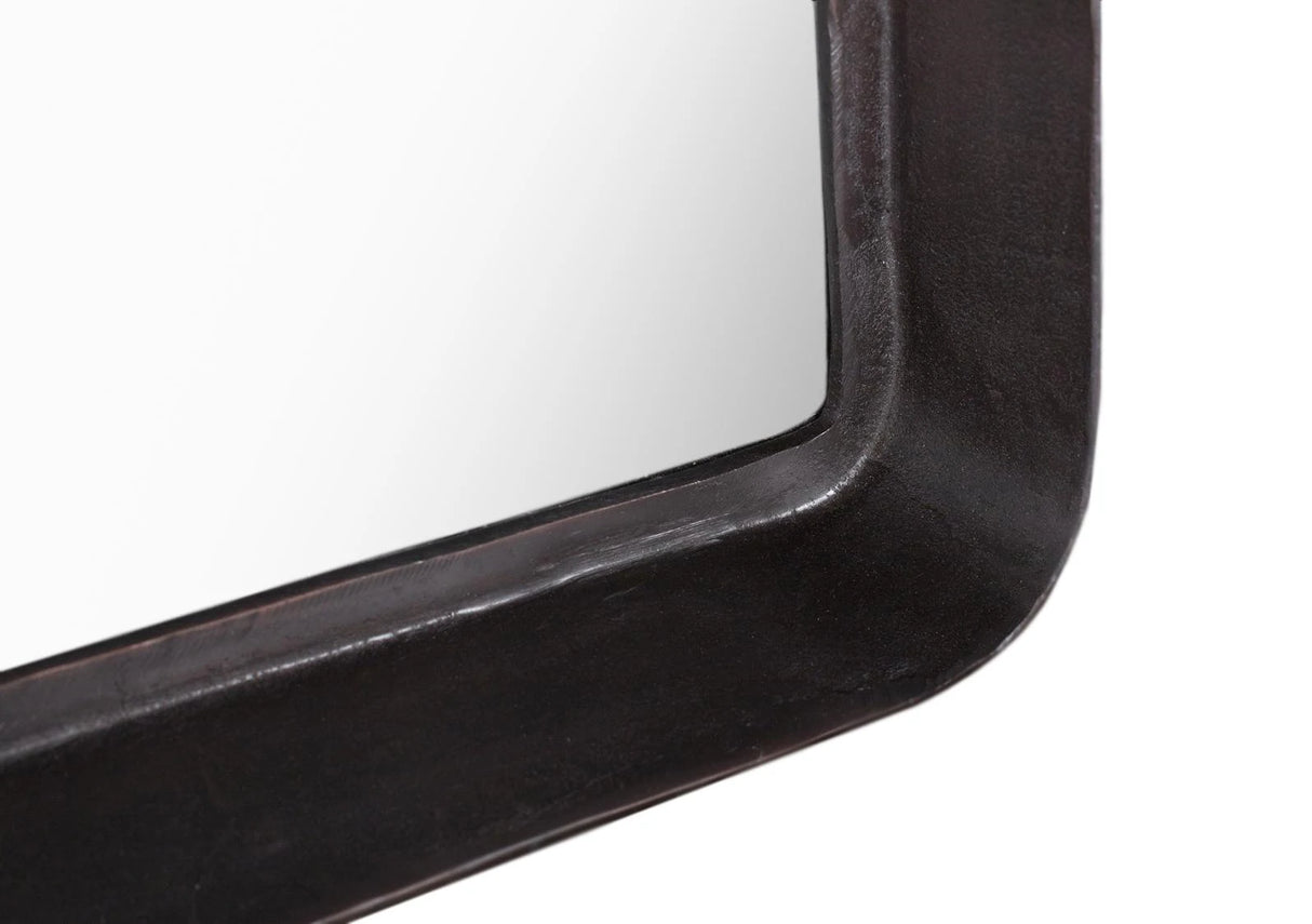 Giner and Colomer - Full-Length Mirror With Antique Bronze Concave Frame