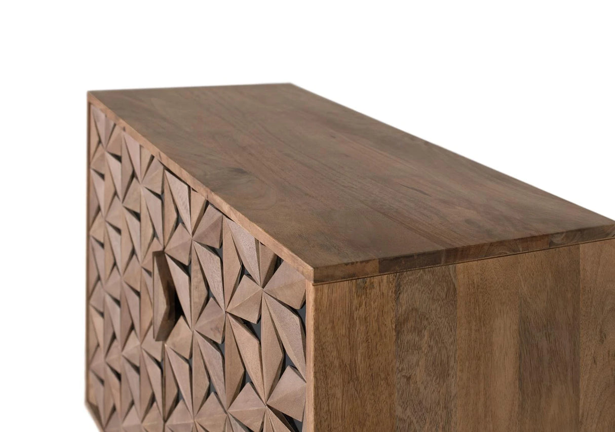 Giner and Colomer - Mango Wood & Metal 2-Door Sideboard