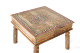 Giner and Colomer - Hand-Painted Mango Wood Coffee Table (58 x 58 x 47)