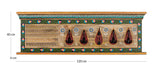 Giner and Colomer - Wall-Mounted Coat Rack In Hand-Painted Mango Wood