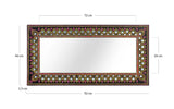 Giner and Colomer - MDF Decorative Mirror, Horizontal/Vertical, Hand-Painted