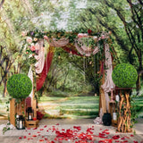 2-Piece 40cm Artificial Topiary Ball for Backyard, Home Decor