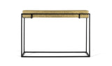 Giner and Colomer - Industrial Hall Console With Die-Cut Gold Top
