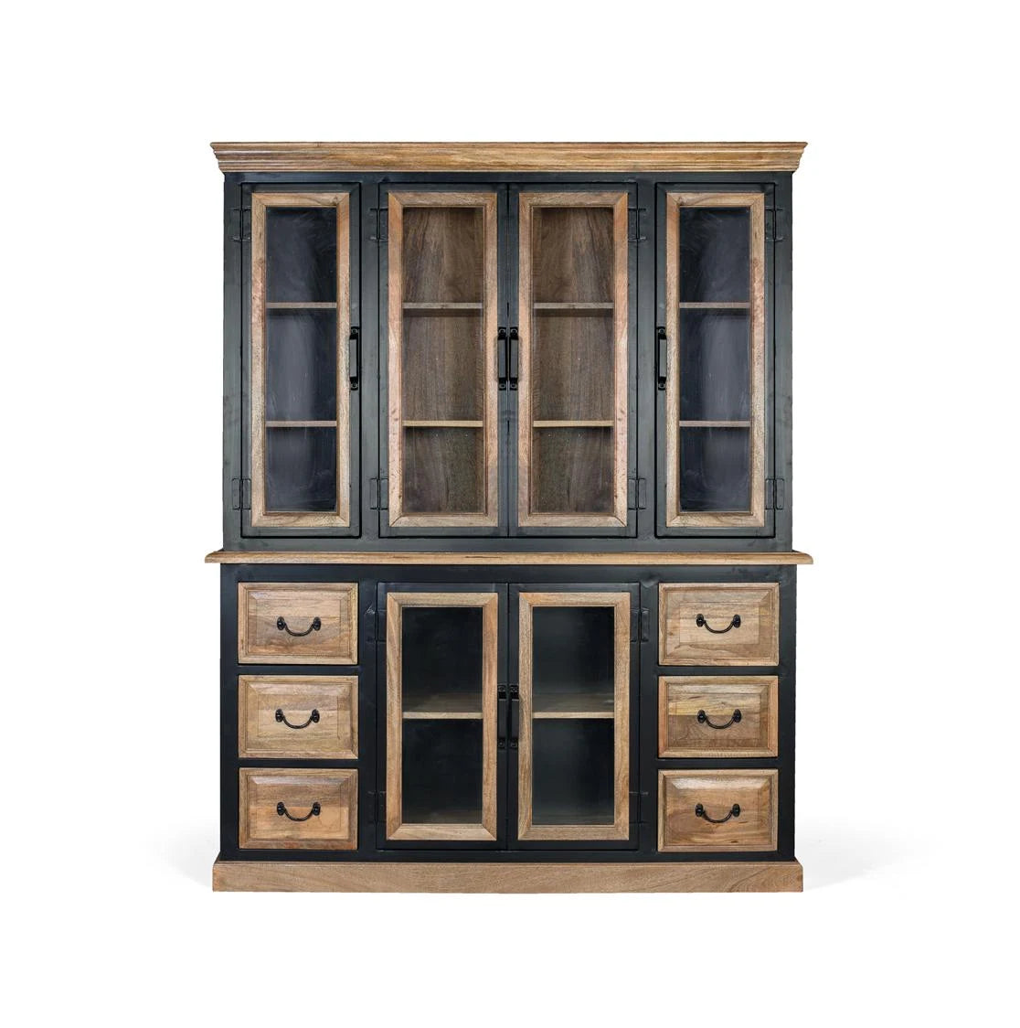 Giner and Colomer - Industrial Cupboard (2 Modules, 4 Glass Doors Above, 6 Drawers Below)