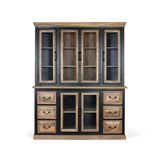 Giner and Colomer - Industrial Cupboard (2 Modules, 4 Glass Doors Above, 6 Drawers Below)