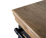 Giner and Colomer - Industrial Mango Wood TV Cabinet (2 Sliding Doors & 4 Drawers)