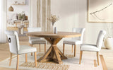 Giner and Colomer - Round Mango Wood Table For 10 With Double-Edge Top