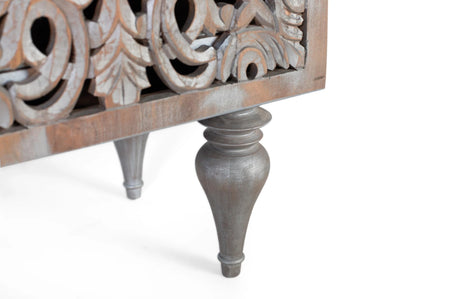 Giner and Colomer - Hand-Carved Mango Wood Sideboard (2 Doors, 3 Drawers)