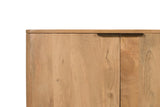 Giner and Colomer - Mango Wood Sideboard (4 Doors, Rounded Corners, Natural Finish)