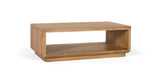 Giner and Colomer - Mango Wood Coffee Table (120 x 70) With Integrated Magazine Rack