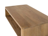 Giner and Colomer - Mango Wood Coffee Table (120 x 70) With Integrated Magazine Rack