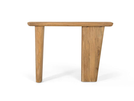 Giner and Colomer - Modern Mango Wood Console (120 x 30 x 86) With Rounded Edges