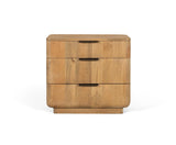 Giner and Colomer - Mango Wood Coffee Table (3 Drawers) With Rounded Corners & Metal Guides